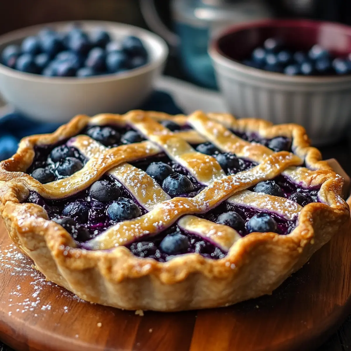 Blueberry Slab Pie Dessert