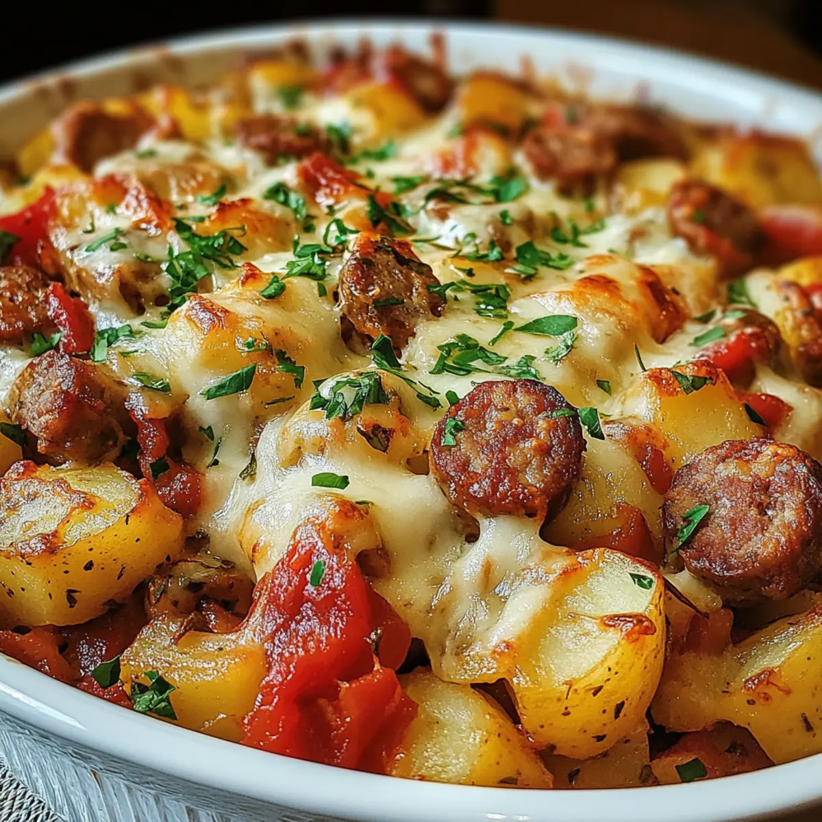 Italian Sausage and Potato Casserole