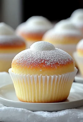 Fluffy Japanese Cotton Cheesecake Cupcakes
