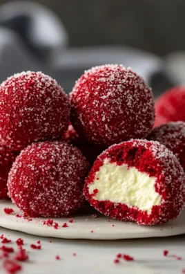 Red Velvet Snowballs