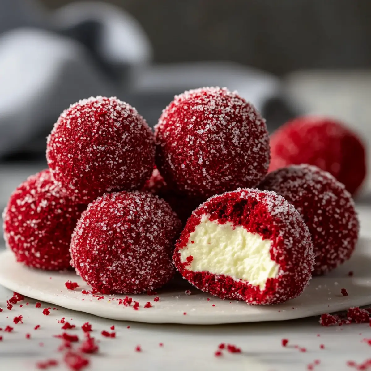 Red Velvet Snowballs