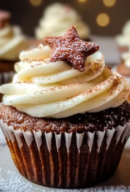 Gingerbread Cupcakes with Cream Cheese Frosting