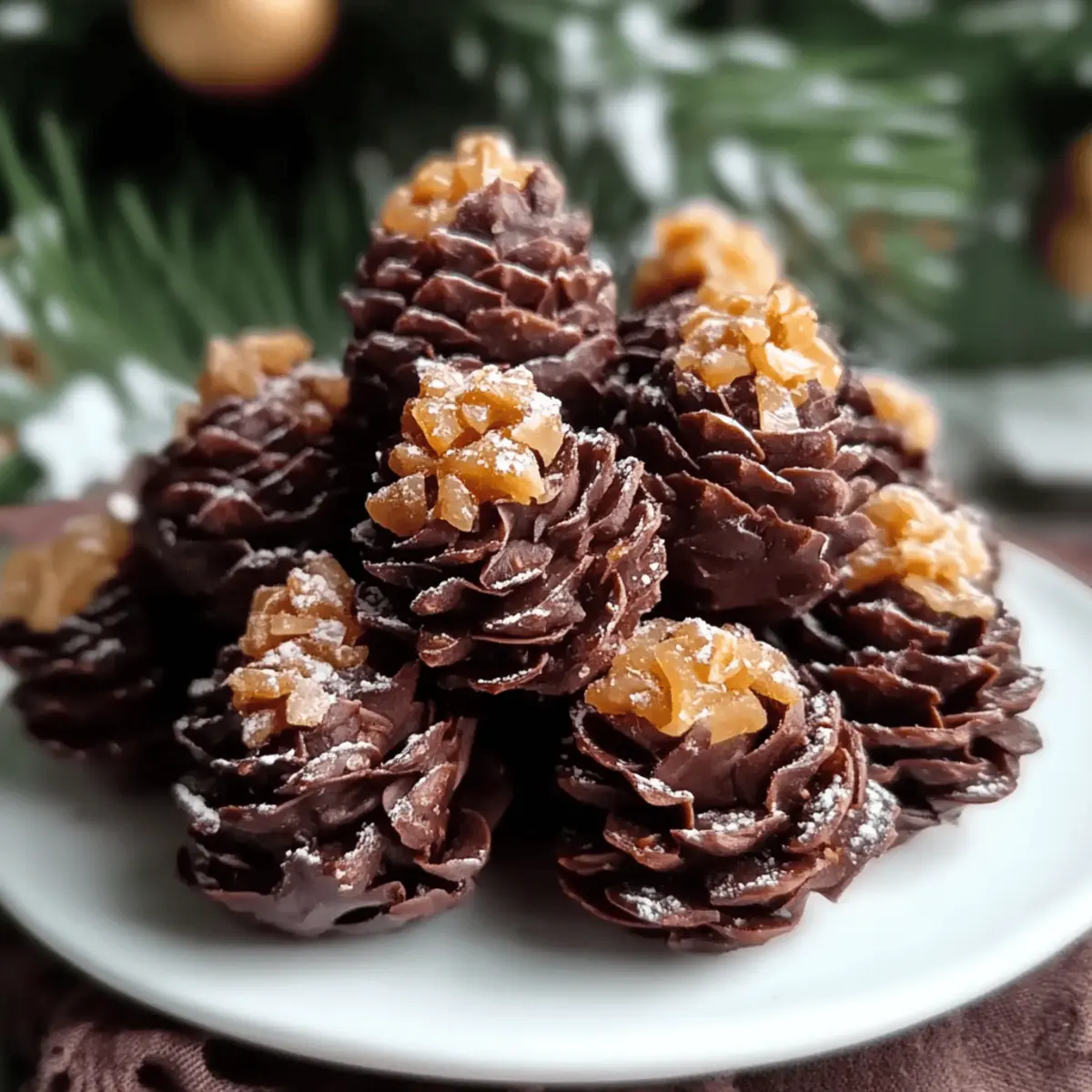 No-Bake Pinecone Truffles