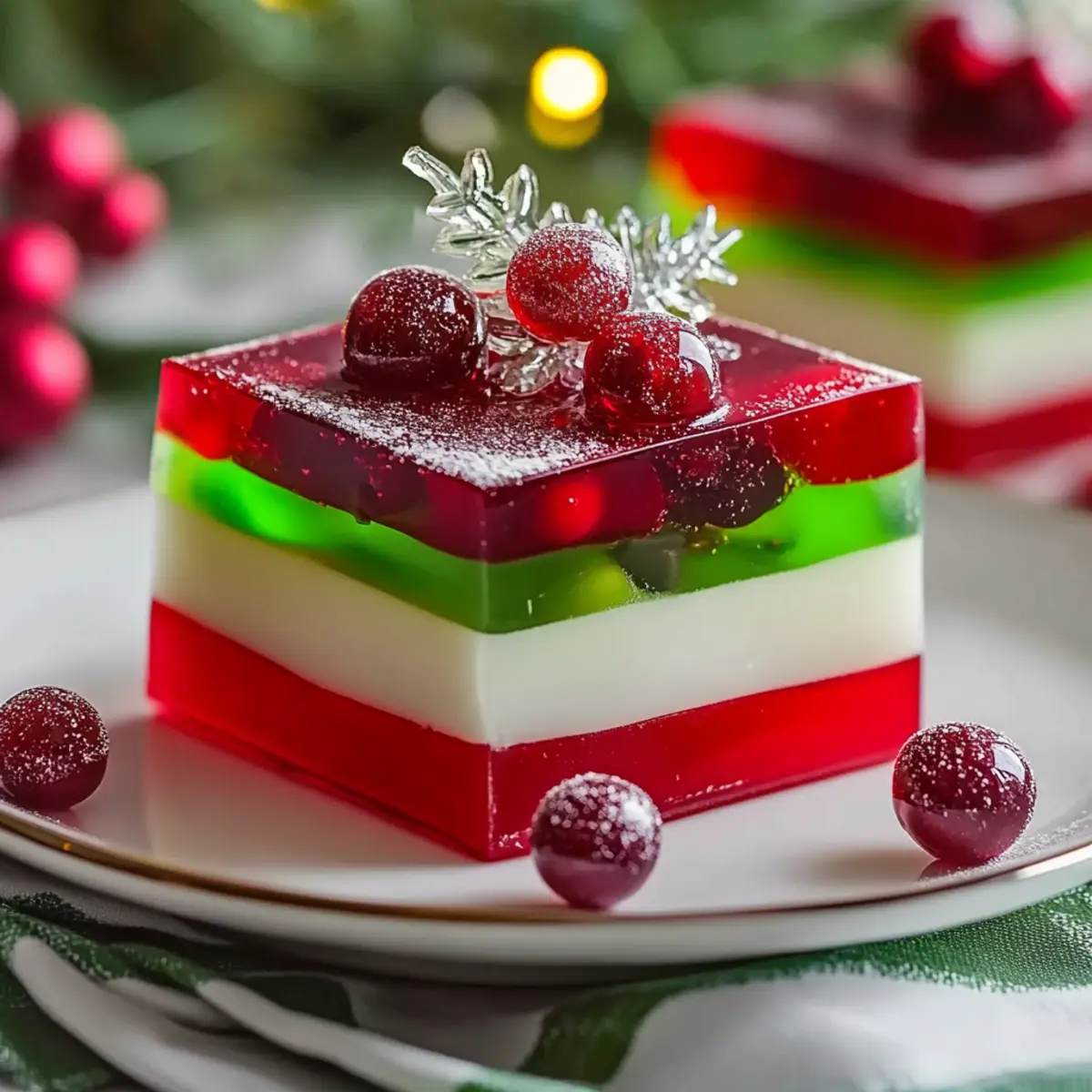 Layered Christmas Jello