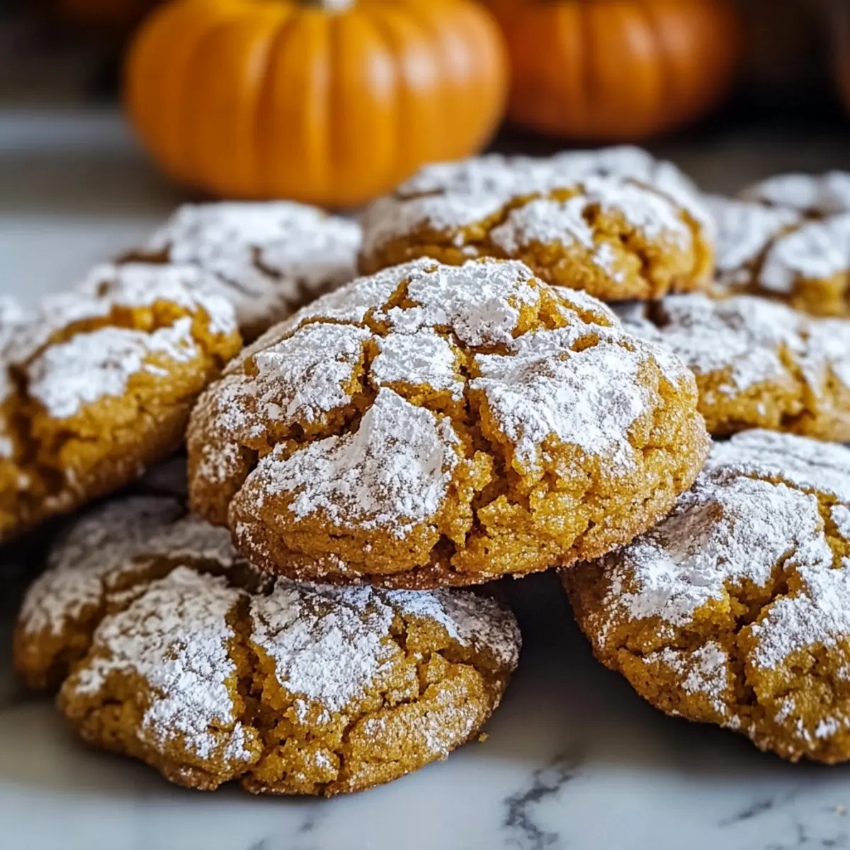 Pumpkin Crinkle Cookies