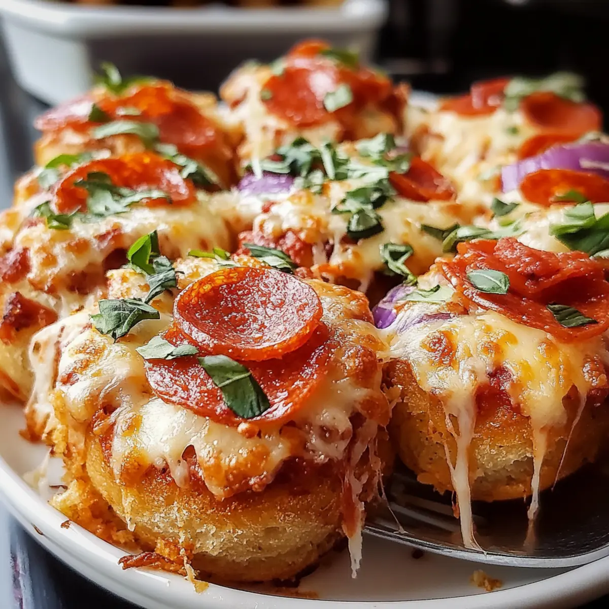 Pizza Bagel Bites Casserole