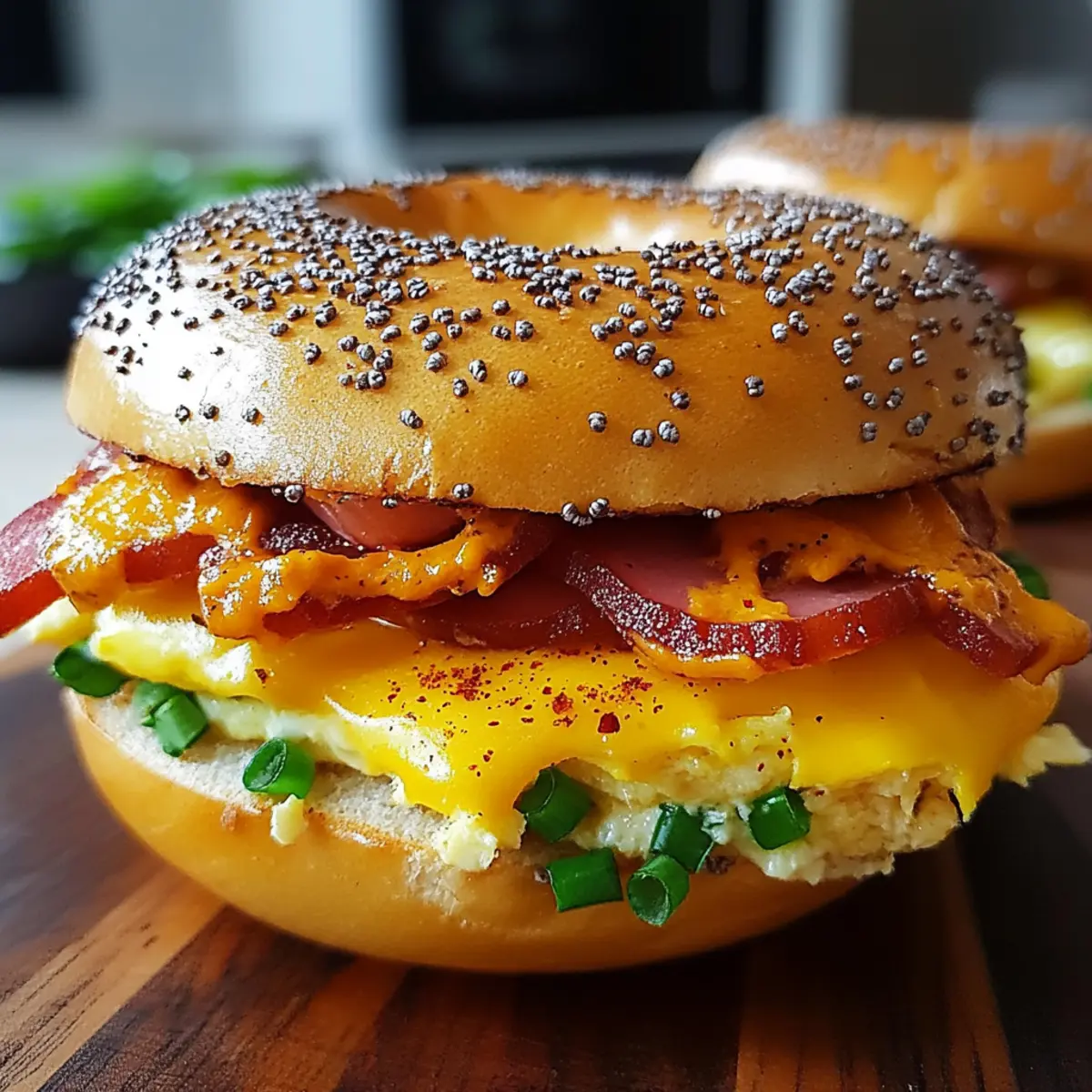 Breakfast Bagel Sandwich