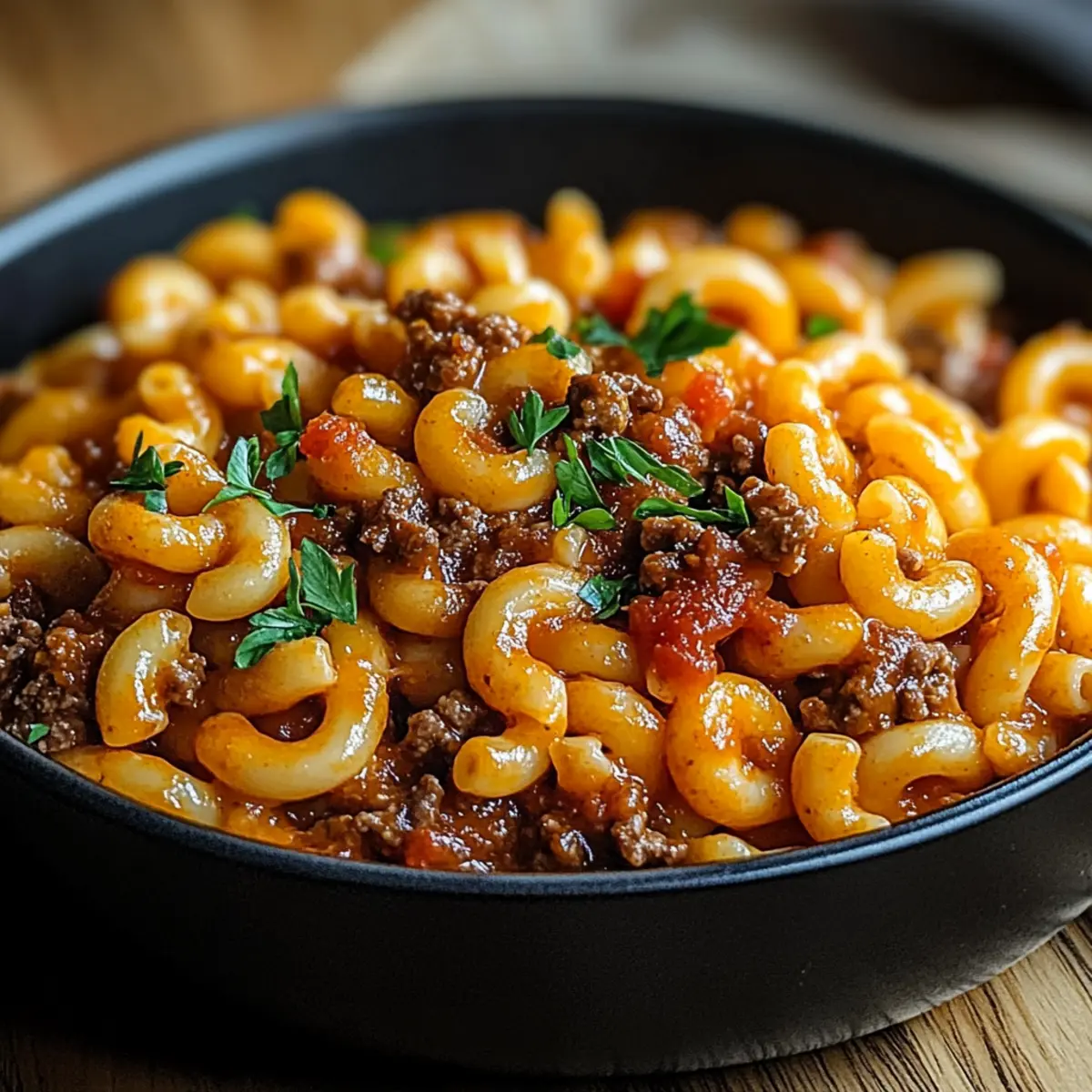 One Pot Beefaroni