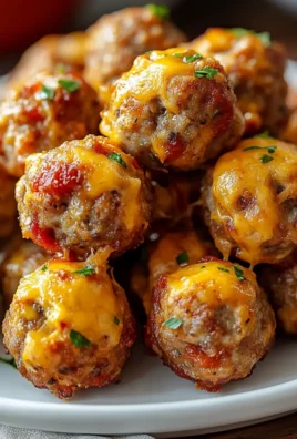 Rotel Cream Cheese Sausage Balls