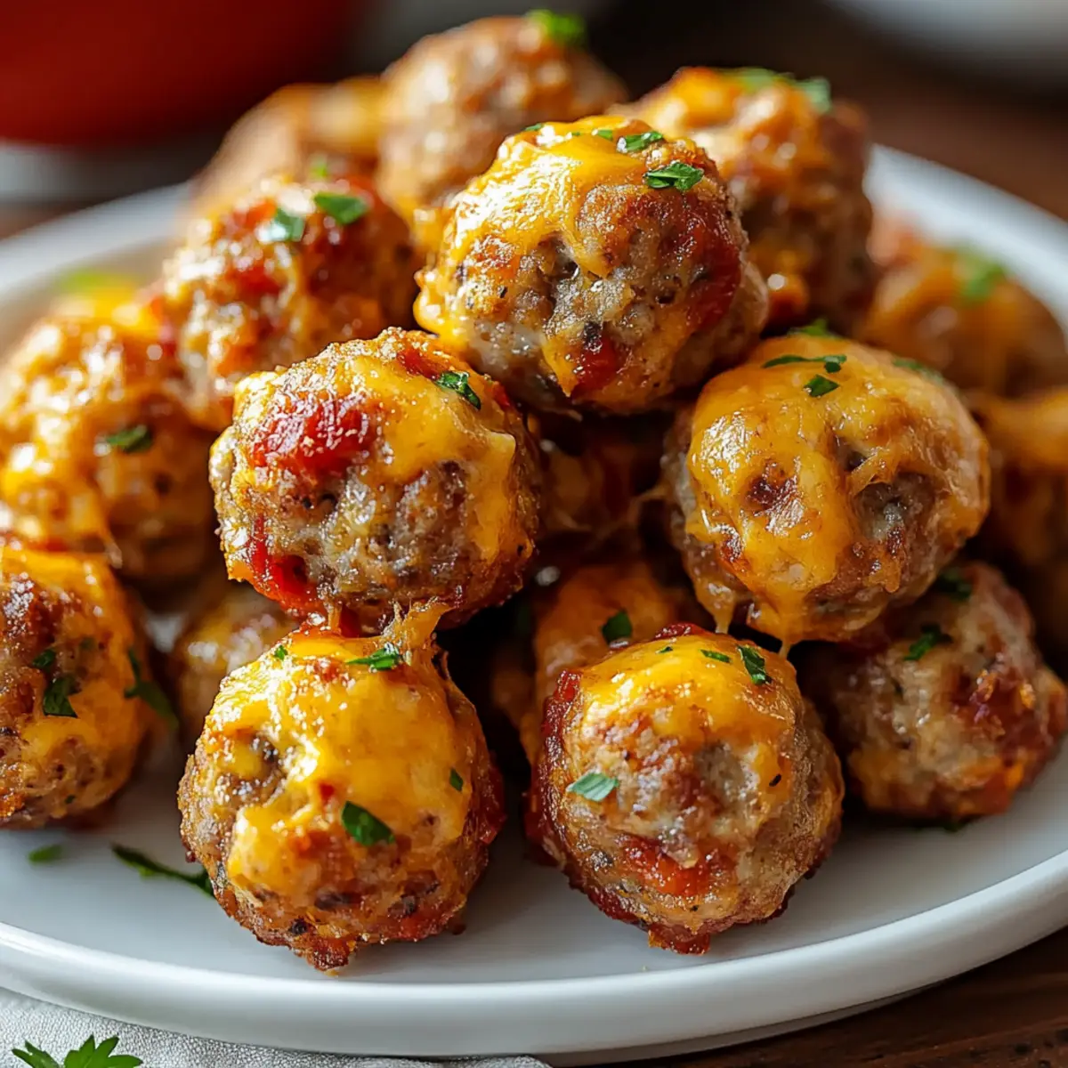 Rotel Cream Cheese Sausage Balls