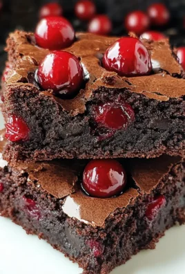 Fudgy Cherry Brownies