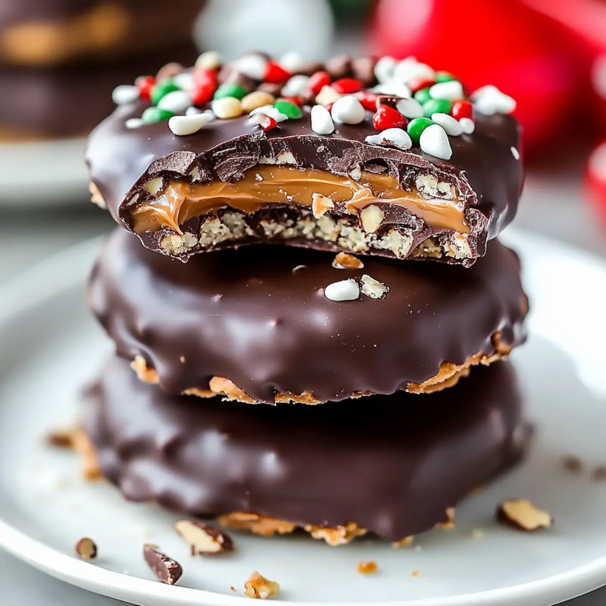 Chocolate Peanut Butter Stacks