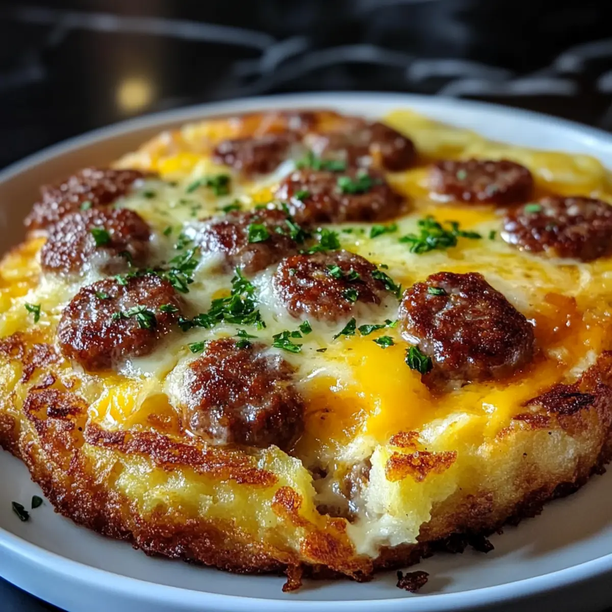 Sausage Hashbrown Breakfast Dish
