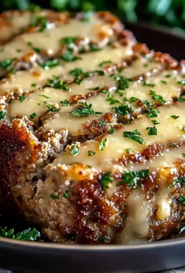 Garlic Parmesan Chicken Meatloaf
