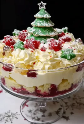 Christmas Tree Cake Trifle