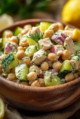 Healthy Tuna Garbanzo Bean Salad