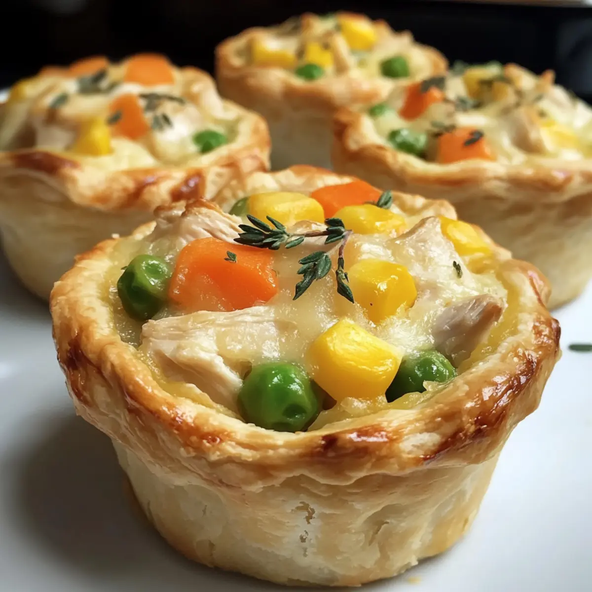 Muffin Tin Chicken Pot Pie