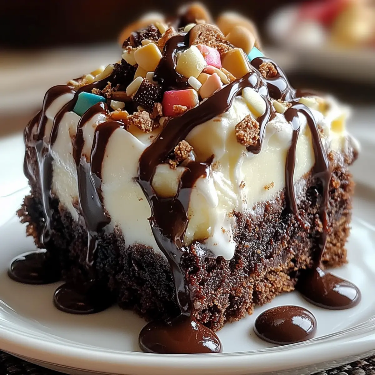Hot Fudge Sundae Brownie