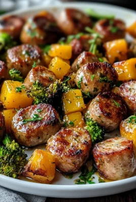 Honey Garlic Sheet Pan Sausage