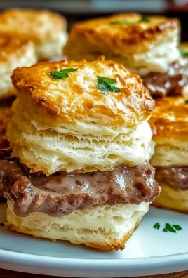 Baked French Dip Biscuits