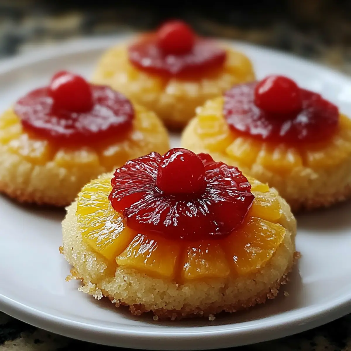 Pineapple Upside Down Sugar Cookies