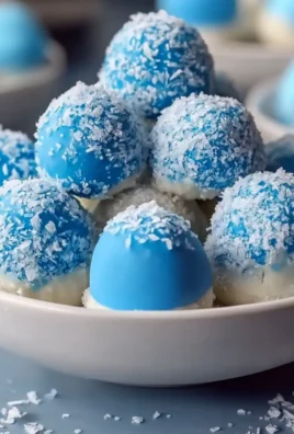 Blue Christmas Truffles