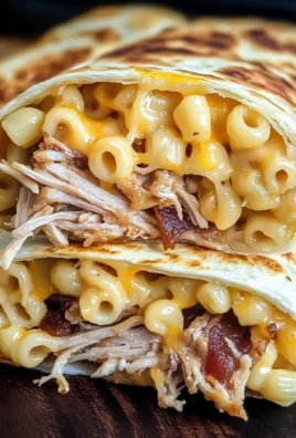 Pulled Pork Mac & Cheese Wraps
