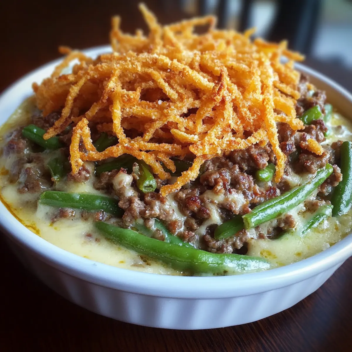 Hamburger Green Bean Casserole