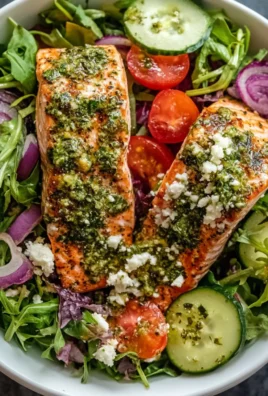 Herb-Crusted Salmon Salad
