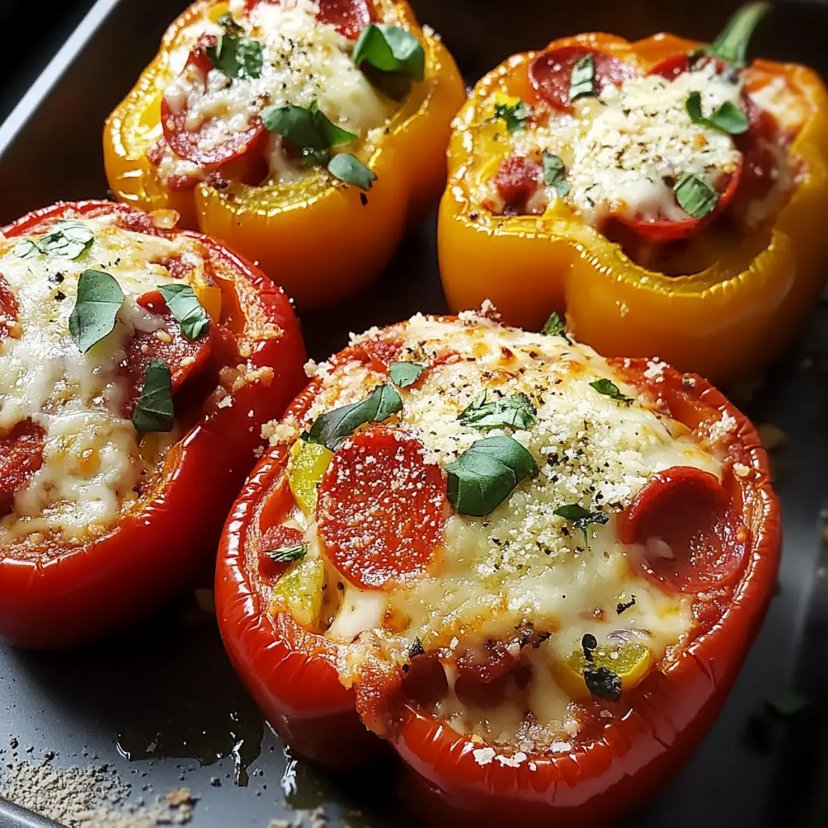 Pizza Stuffed Peppers