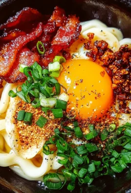 Egg and Bacon Breakfast Udon