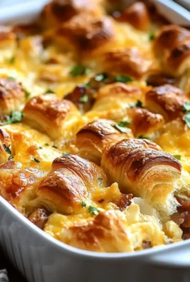Overnight Croissant Breakfast Casserole