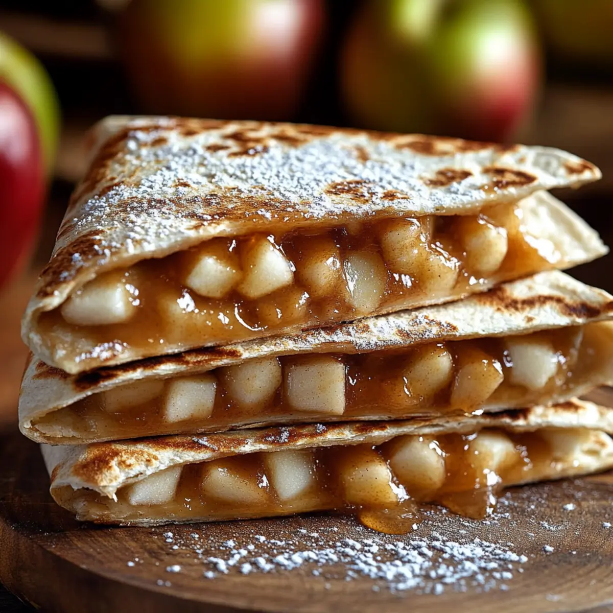 Apple Cinnamon Breakfast Quesadillas