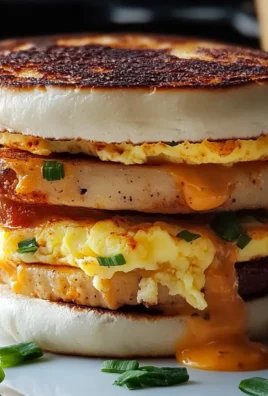 Spicy Chipotle Egg Breakfast Sandwiches