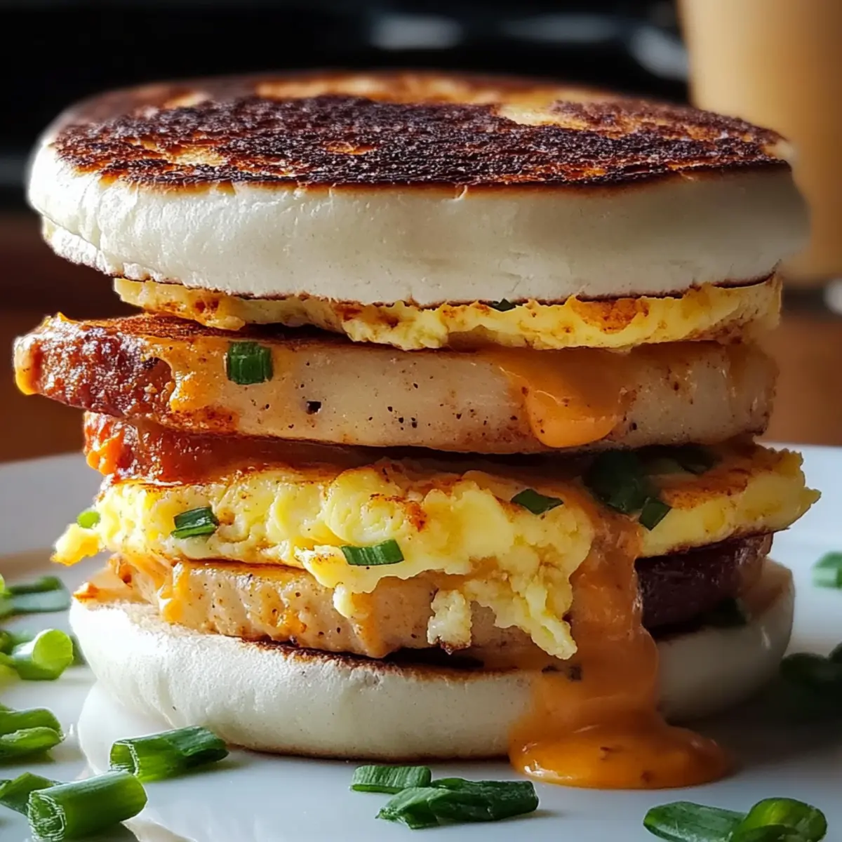 Spicy Chipotle Egg Breakfast Sandwiches