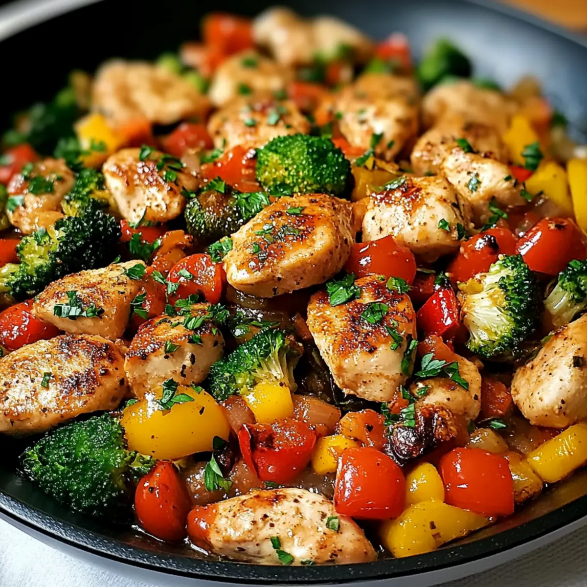 Loaded Chicken and Veggie Skillet