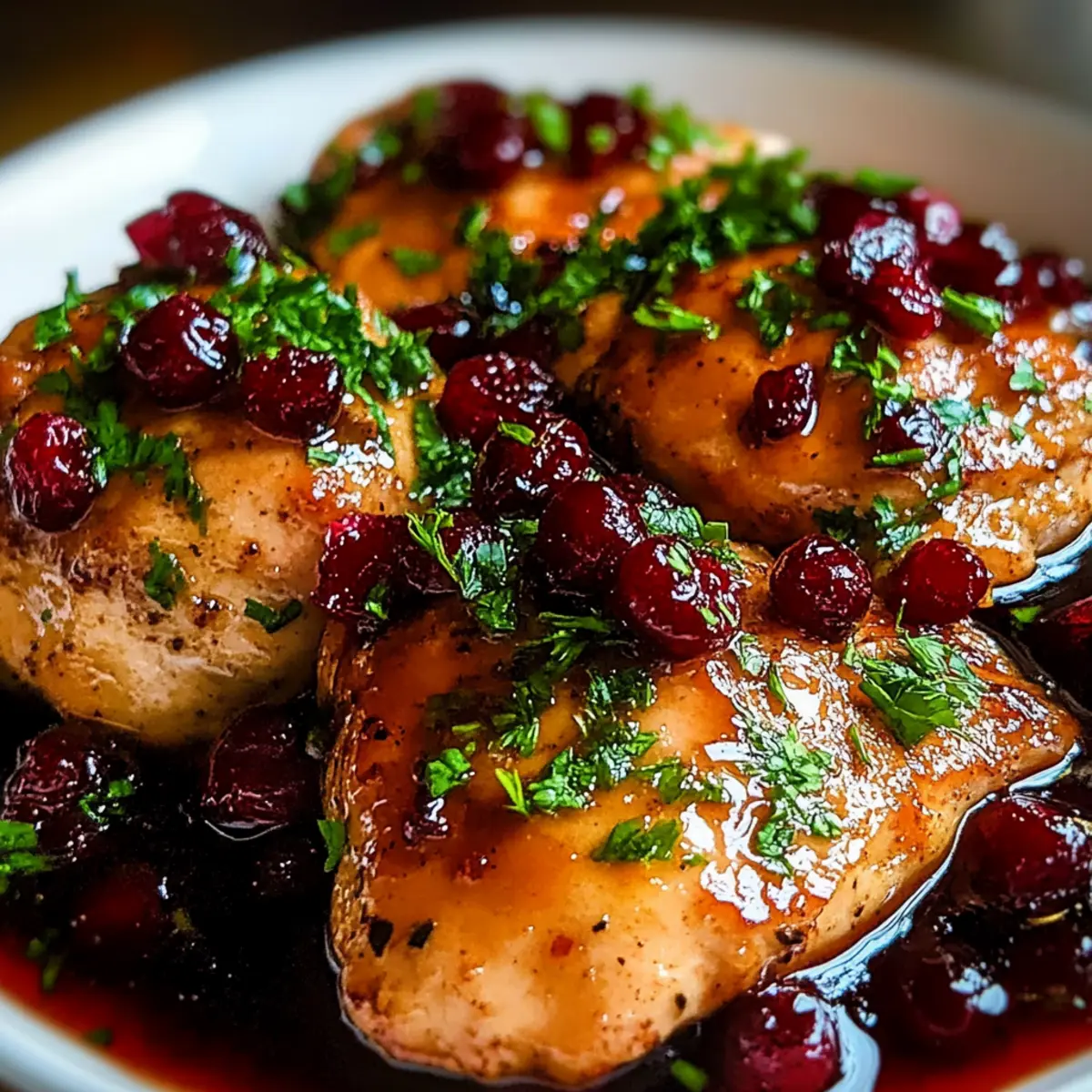 Slow Cooker Cranberry Chicken