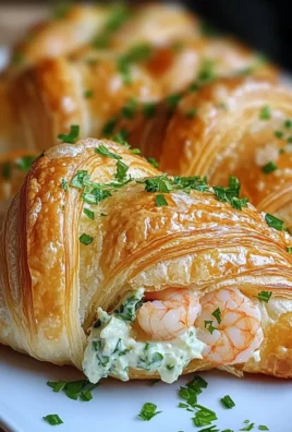 Buttery Shrimp Stuffed Croissants