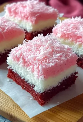 Pink Coconut Snowball Cake Bars