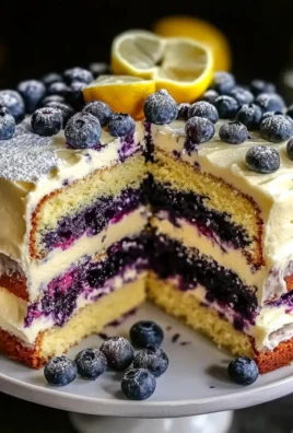 Lemon Blueberry Layer Cake