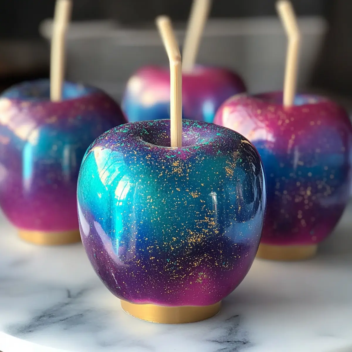 Galaxy Candy Apples