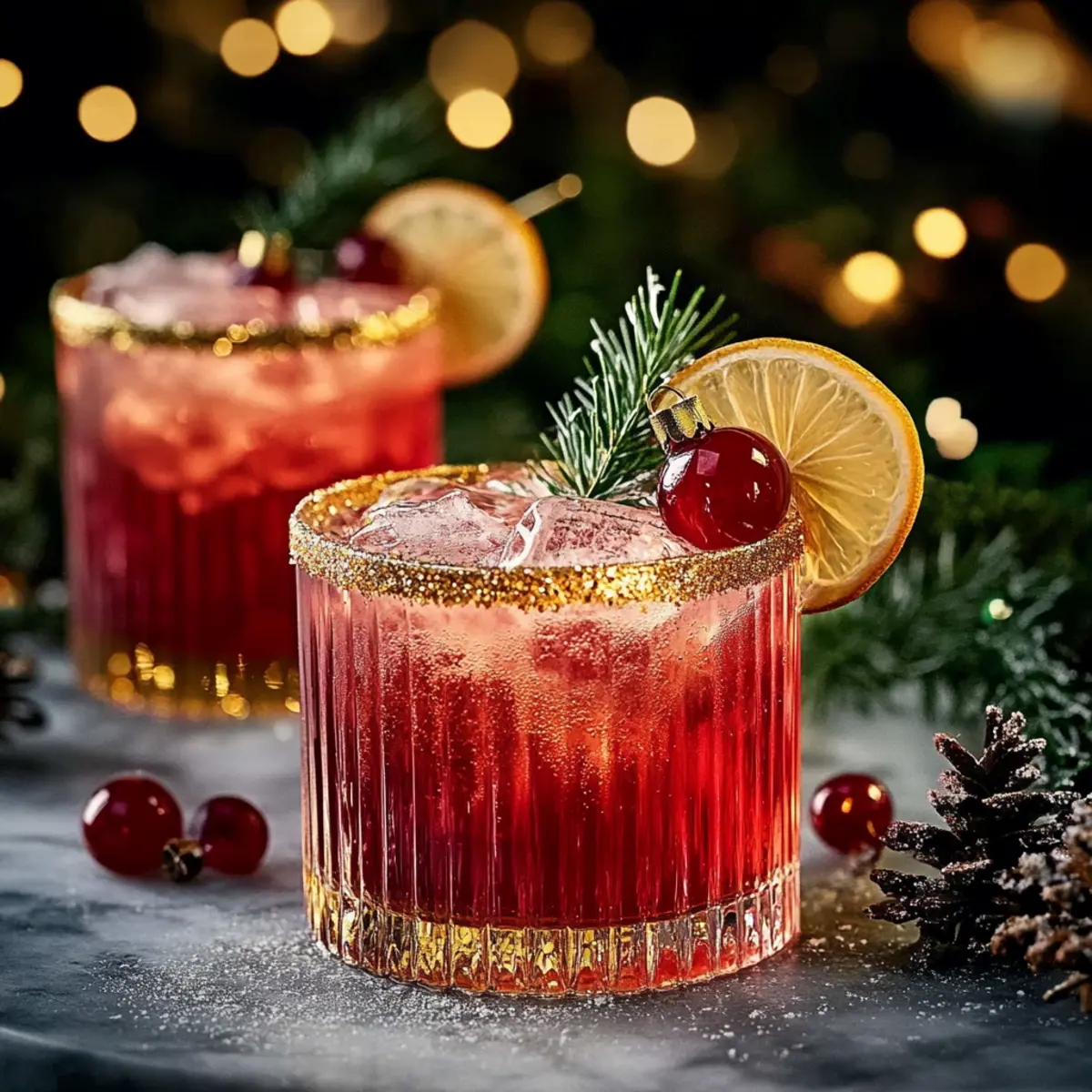 Christmas Gin Cocktails