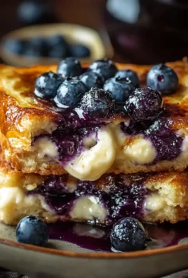 Blueberry Cream Cheese French Toast