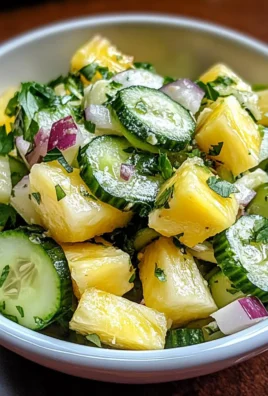Pineapple Cucumber Salad