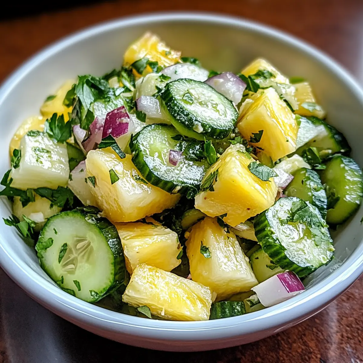 Pineapple Cucumber Salad