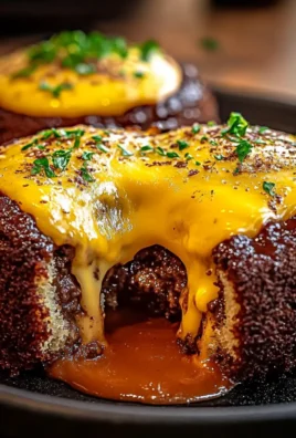 Cheeseburger Lava Cake