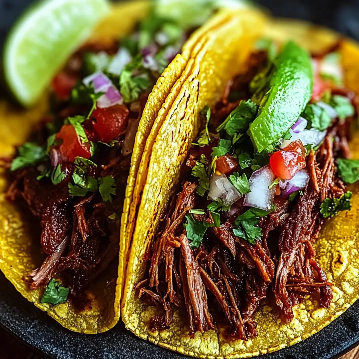 Crispy Shredded Beef Tacos