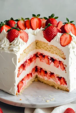 Strawberry Cream Cake