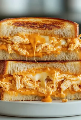 Buffalo Chicken Grilled Cheese