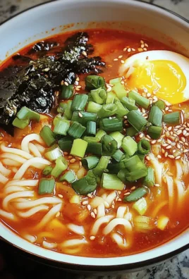 Spicy Gochujang Noodle Soup